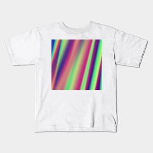 colorful rainbow abstract texture pattern background Kids T-Shirt